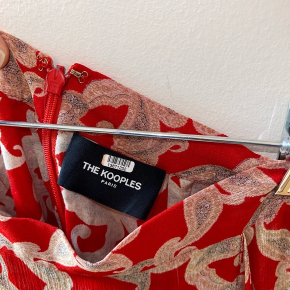 The Kooples asymmetrical skirt in a gorgeous print size 1R - Picture 8 of 9